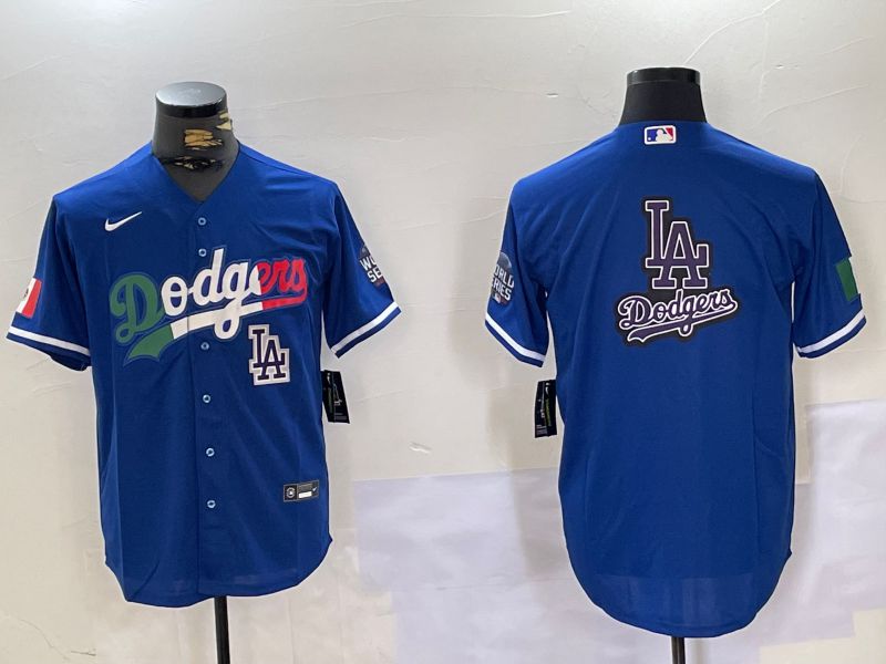 Men Los Angeles Dodgers Blank Blue Game 2024 Nike MLB Jersey style 10157->los angeles dodgers->MLB Jersey